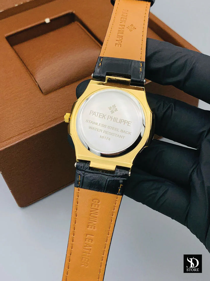 PATEK PHILIPE Watch For Men's Steel Back And Water Resistant