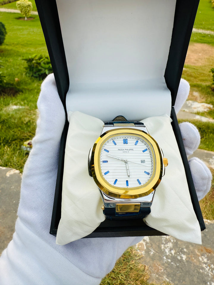 PATEK PHILIPE Watch For Men's Steel Back And Water Resistant