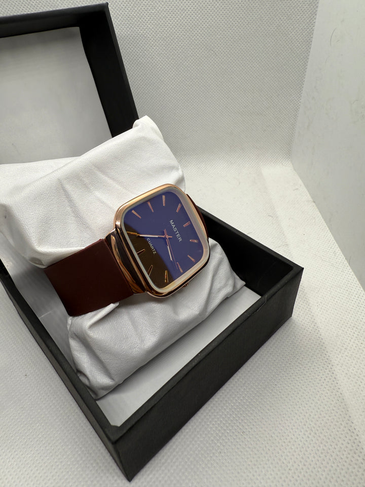 Master Quartz Watch For Men's  Water resistant & Steel Back