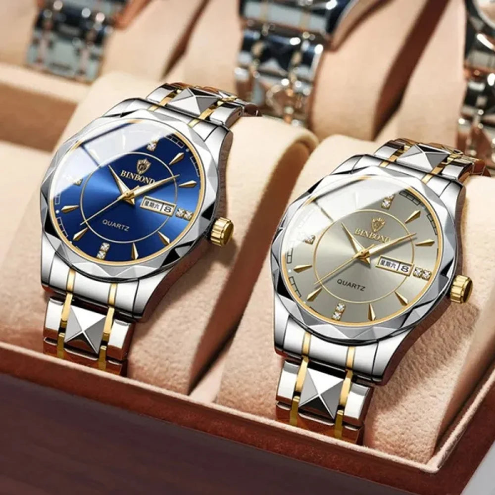 BINBOND Men's Watches Full Water Resistance & Top quality